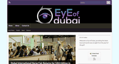 Desktop Screenshot of eyeofdubai.com